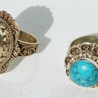 Anillos turquesas